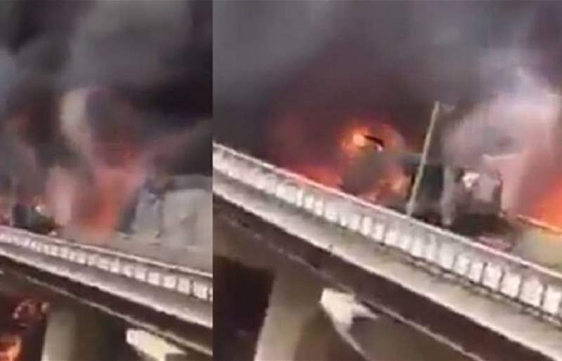 تصادم عنيف بين حافلة وصهريج نفط في السعودية