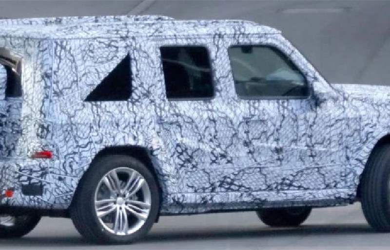 ظهور أول لمرسيدس بيبي جي كلاس أثناء الاختبارات التجريبية