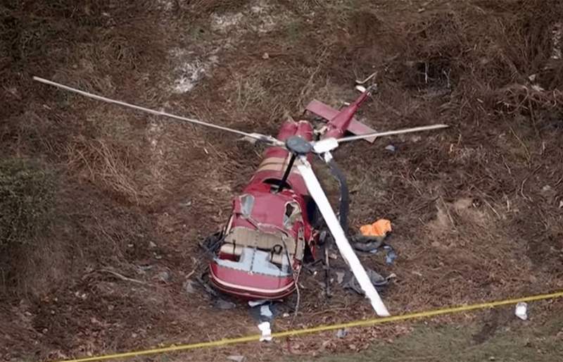 مقتل طيارين في تصادم مروحيتين جوًا فوق نيوجيرسي