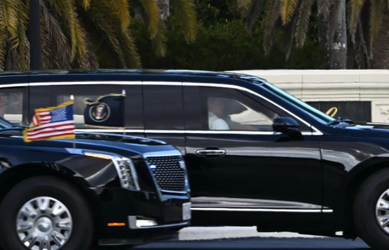 موكب ترامب يغير مساره في فلوريدا بعد رصد جسم مشبوه