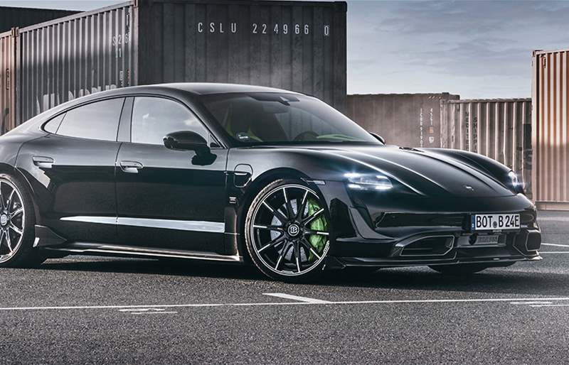 Brabus Goes Carbon Mad on the Porsche Taycan Turbo S