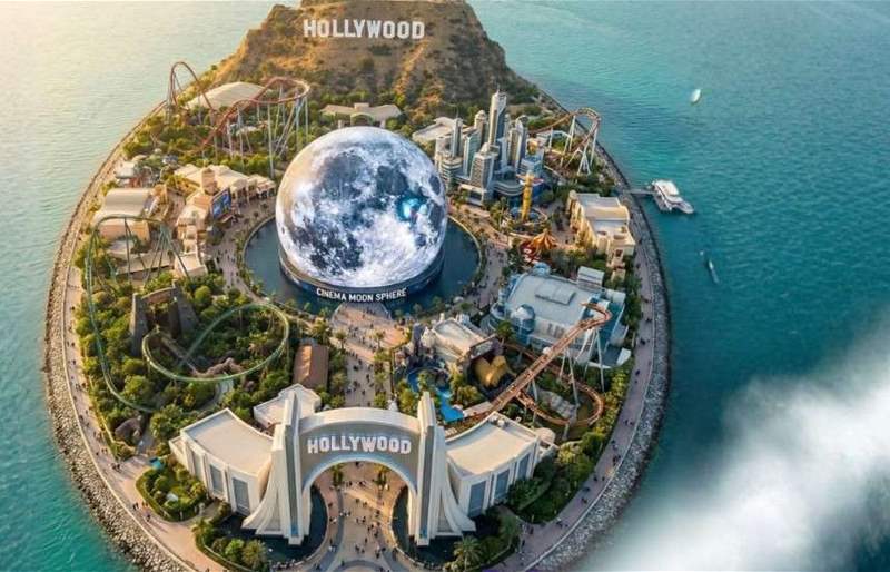 افتتاح جزيرة هوليوود: أكبر مشروع ترفيهي في المنطقة
