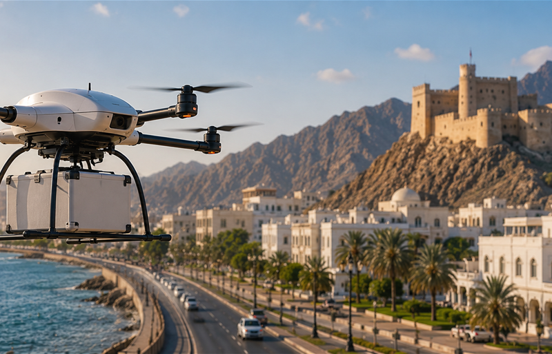 عُمان تتجه تدريجيًا نحو مستقبل التوصيل بالطائرات بدون طيار…