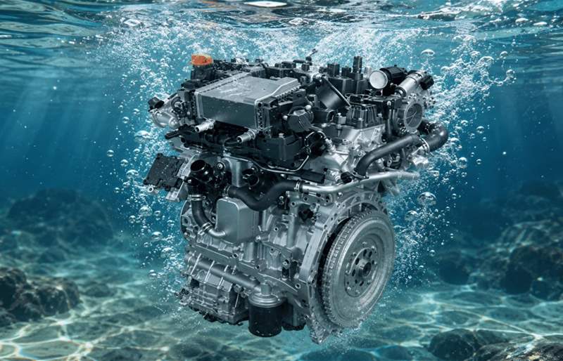 محرك هورس B20 يتحدى المياه ويواصل العمل تحت عمق 1.1 متر