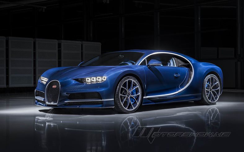Bugatti Chiron: New Exposed Carbon Fibre Colour &quot;Bleu Royal&quot;