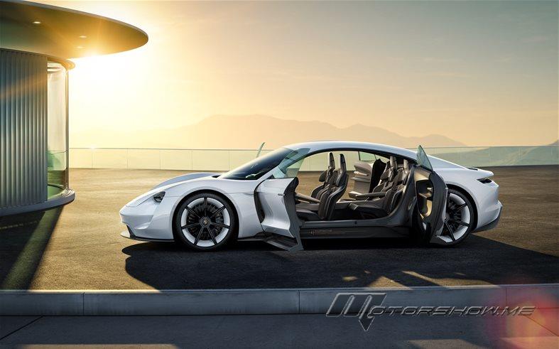 2018 Porsche Mission E: Futuristic Design Language