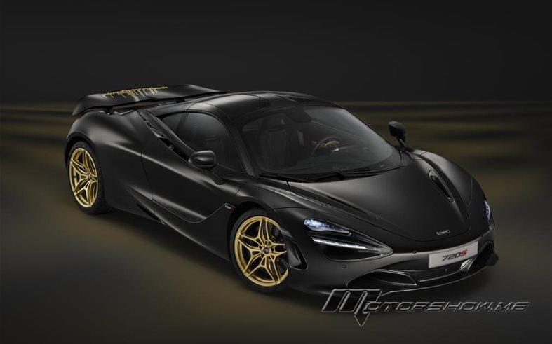 McLaren 720S Black & Gold MSO Debuts at Dubai Motor Show