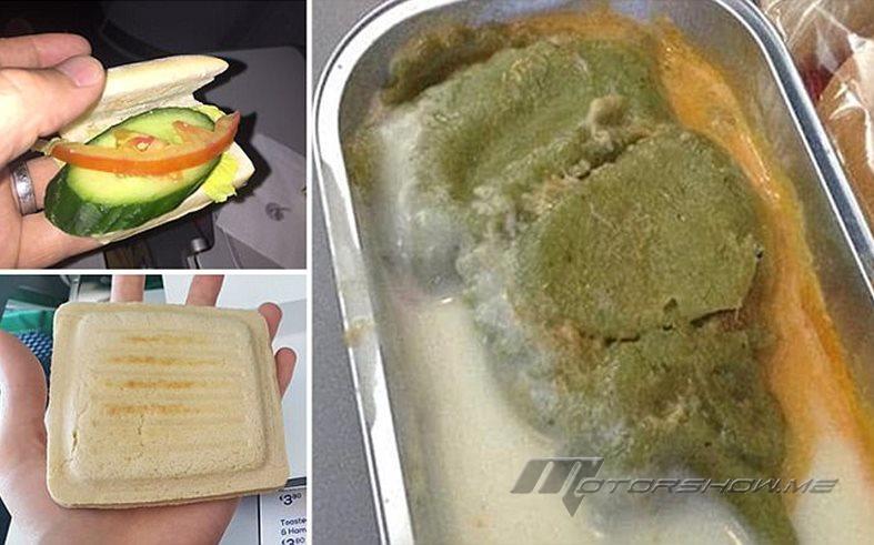 بالصور: أقرف الأطباق التي تلقّاها المسافرون على متن الطائرة