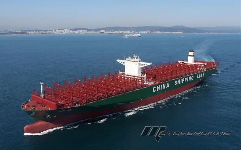 أكبر سفينة لنقل الحاويات في العالم &quot;CSCLGLOBE&quot; في ميناء جدة الإسلامي