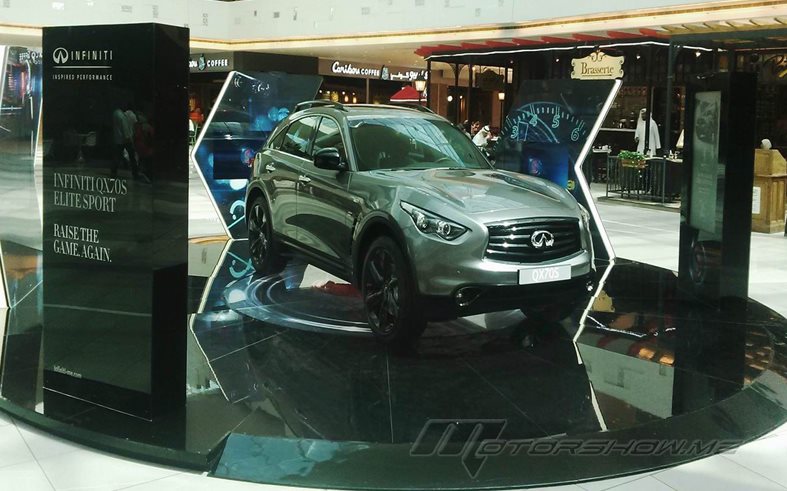 إنفينيتي QX70S ايليت سبورت في أسواق الشرق الأوسط