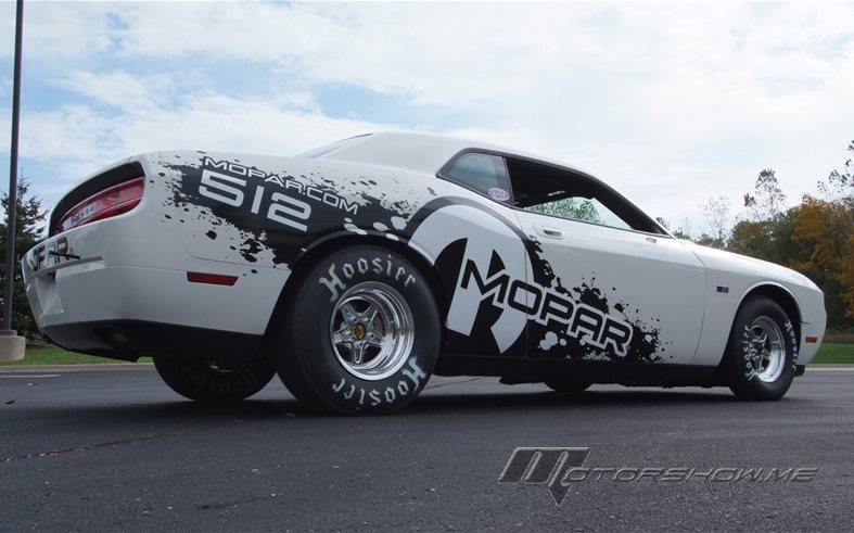 The new Mopar Dodge Challenger Drag Pak offers two engine options!