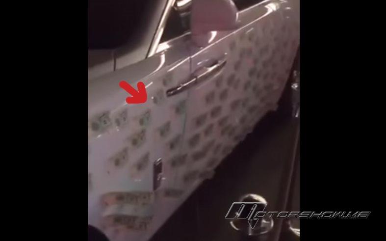 بالفيديو: سيّارة رولز رويس من دبي مزيّنة بريالات سعوديّة 