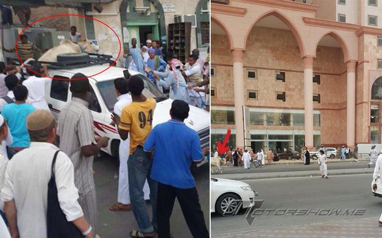 بالصور: ثور يثير الرعب في شوارع مكة 