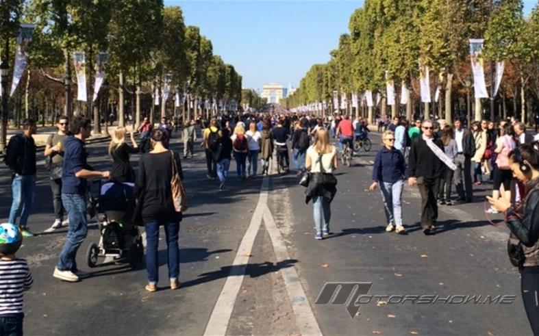 منع السيارات والدراجات ليوم كامل في باريس