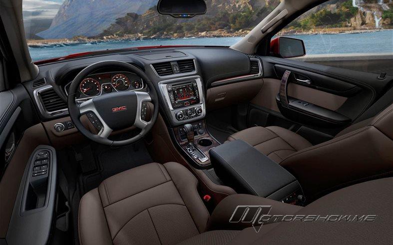 Zoom in on the 2016 GMC Acadia interior
