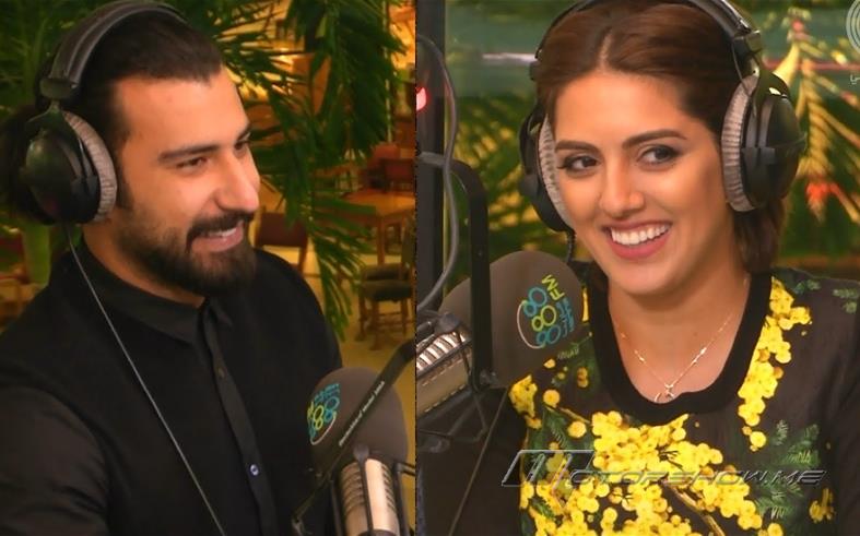 بالصور: هل هذه رومانسية بين الفنانة هيا عبد السلام والفنان فؤاد علي داخل السيارة أم ماذا؟