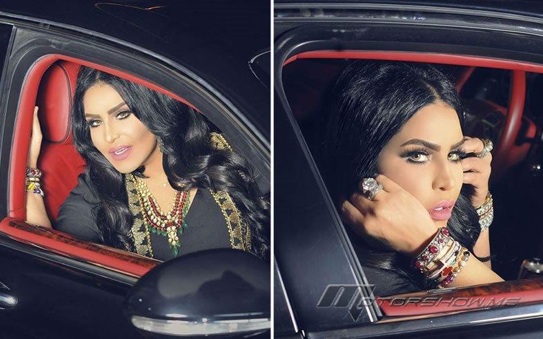 بالصور: الفنانة أحلام في جلسة تصويرية أنيقة إلى جانب سيارتها الفاخرة 