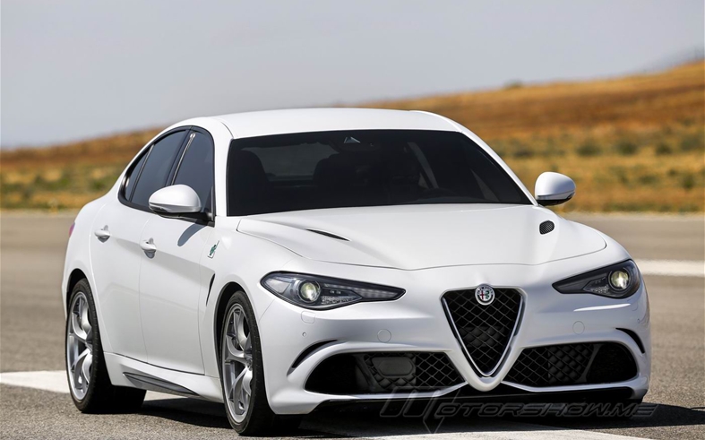 Alfa Romeo Giulia Quadrifoglio is characterized by its distinctive Italian design