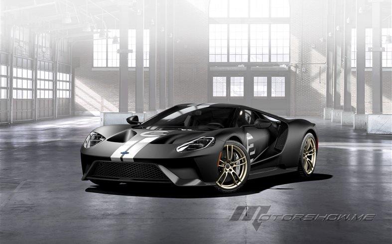 The All-New Ford GT ’66 Heritage Edition with Unique Black & Silver-Stripe Livery