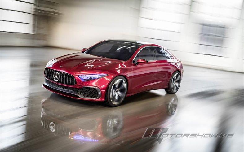 Mercedes-Benz Concept A Sedan Debuts at Shanghai Auto Show 2017