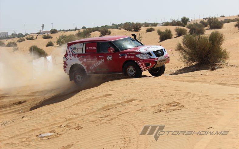 نيسان باترول و بطل الراليات اللبناني اميل كنايسر يشعلان بطولة الامارات الصحراوية