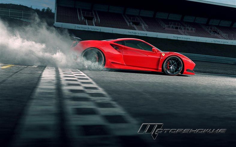 Meet The Novitec N-Largo: A Widebody Ferrari 488 With Shades of the F40