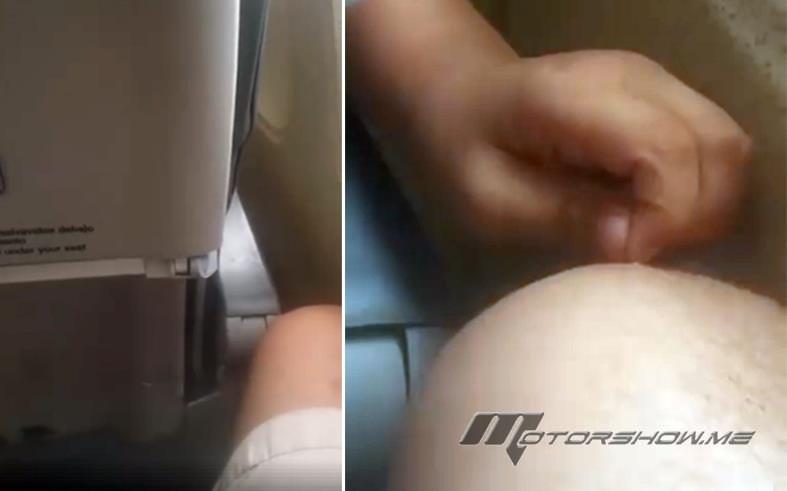 بالفيديو: استيقظ ووجد يد تلامس رجليه من المقعد الأمامي على متن الطائرة، ما كانت ردّة فعله؟