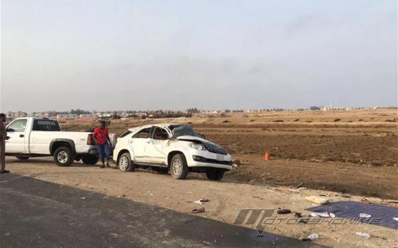 بالصور: حادث سير مروّع بكورنيش خليج سلمان في السعودية