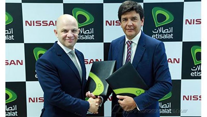 2015 Nissan teams up with Etisalat - SmartCar App