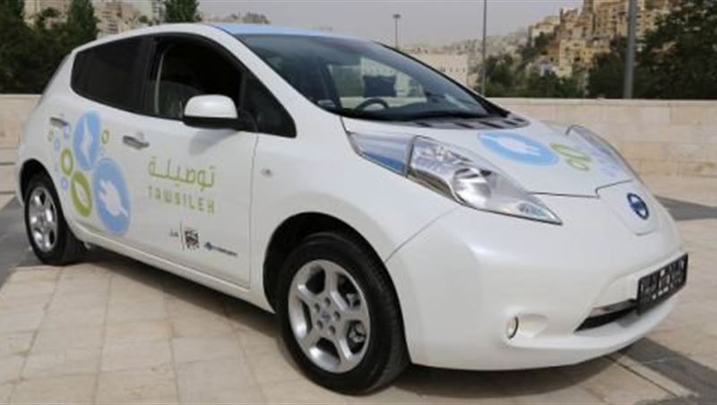 2016 Electric Vehicle Taxis in Amman