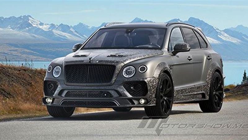 2017 بنتلي Bentayga الأسود الطبعة