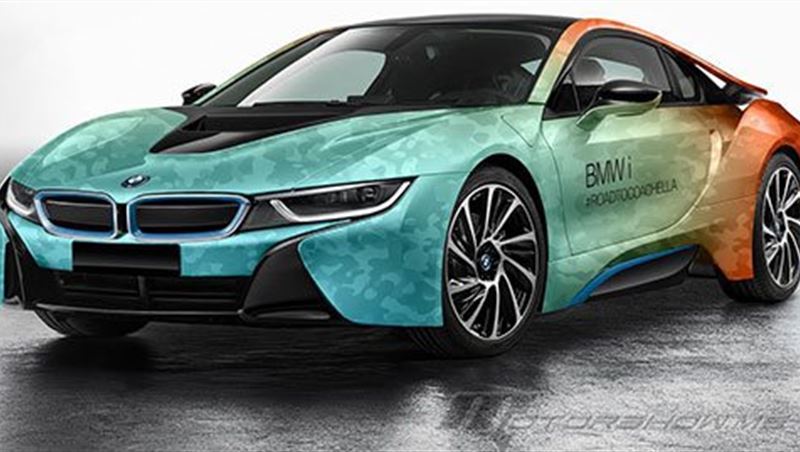 2017 i8 with Coachella Design