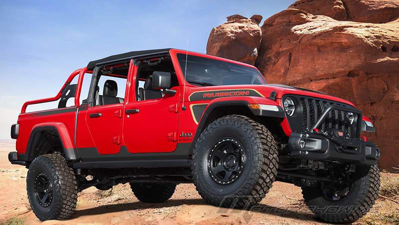 2021 Red Bare Gladiator Rubicon