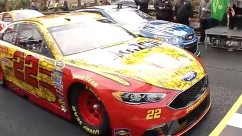 NASCAR Champions Burn Up the Las Vegas Strip 2016