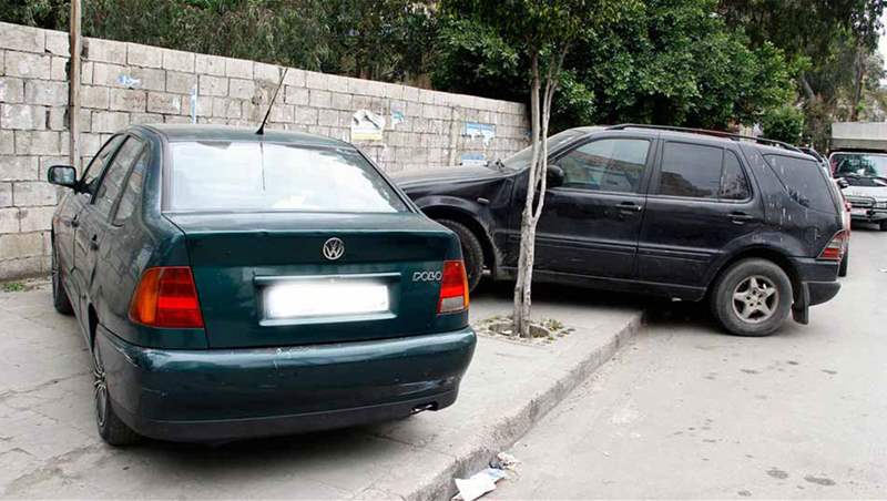 Parking on the Sidewalk