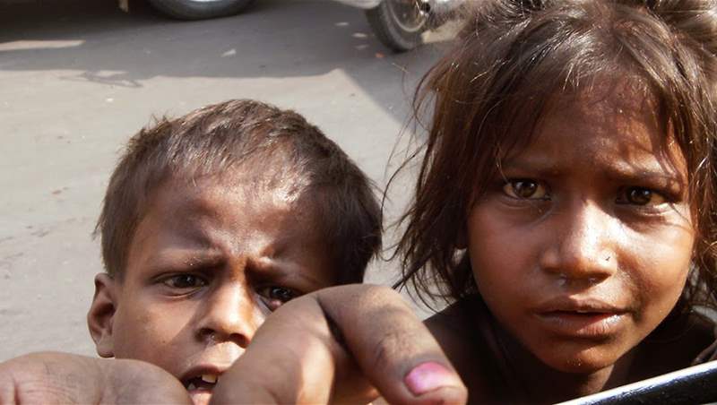 Children on the streets at Midnight 