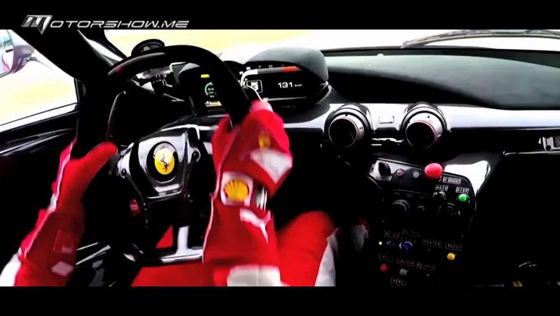 ROFWS - Sebastian Vettel test drives the Ferrari FXX-K 2015