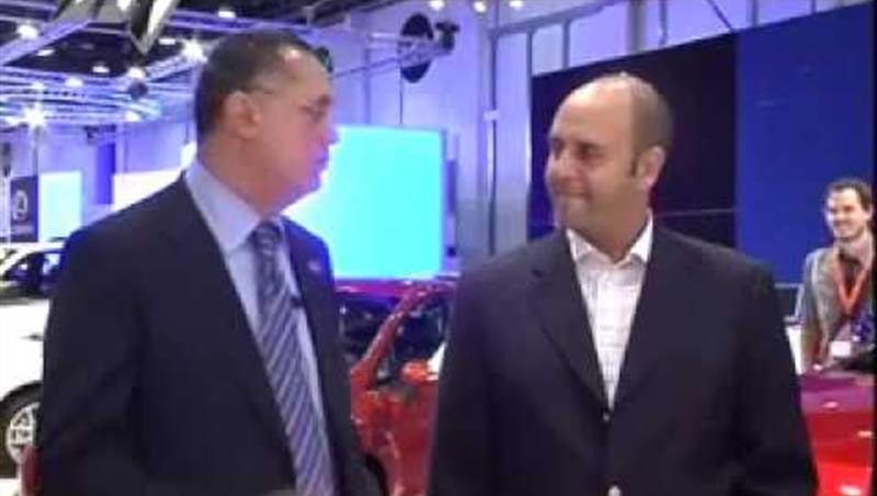 Ford at Abu Dhabi Motor Show 2010 including interview Hussein Mrad and Fadi Ghosn