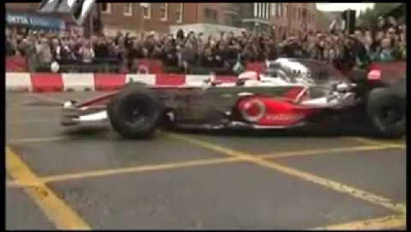 2011 Jenson Button McLaren F1 Road Show in Manchester