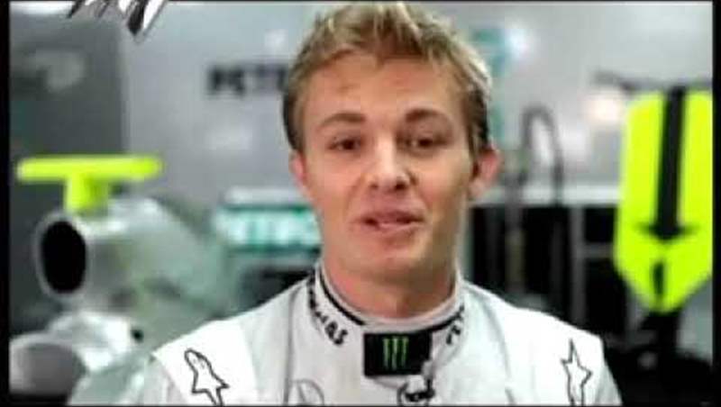 HANS presented by Nico Rosberg and Mercedes GP
