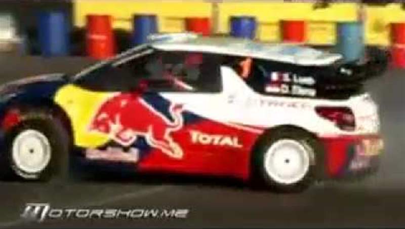 Sebastien Loeb road show in Citroen DS3 WRC