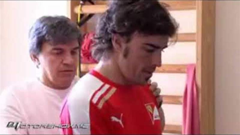 Fernando Alonso training 2012