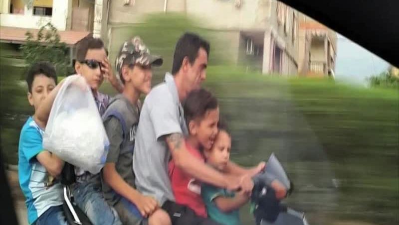 Family on Bike