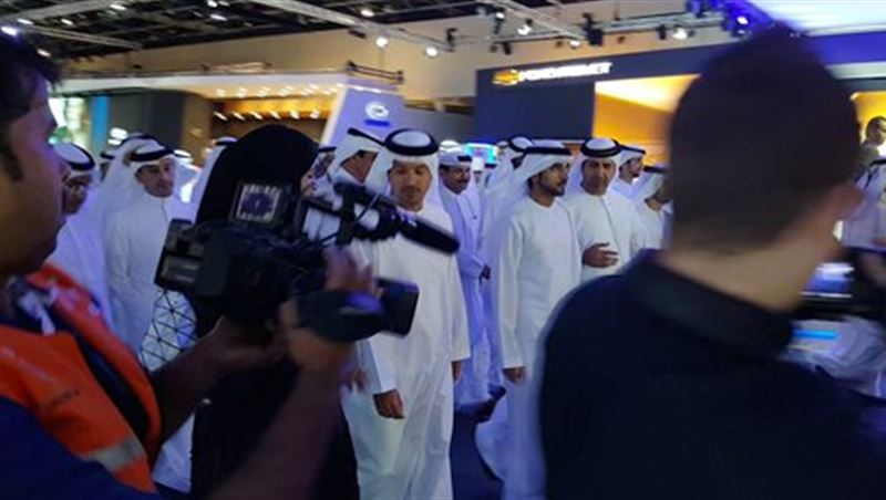 سمو الشيخ حمدان بن محمد بن راشد آل مكتوم يفتتح معرض دبي الدولي للسيارات