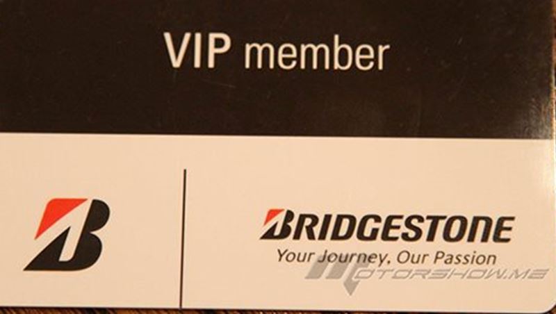 Bridgestone VIP Card 2015 
