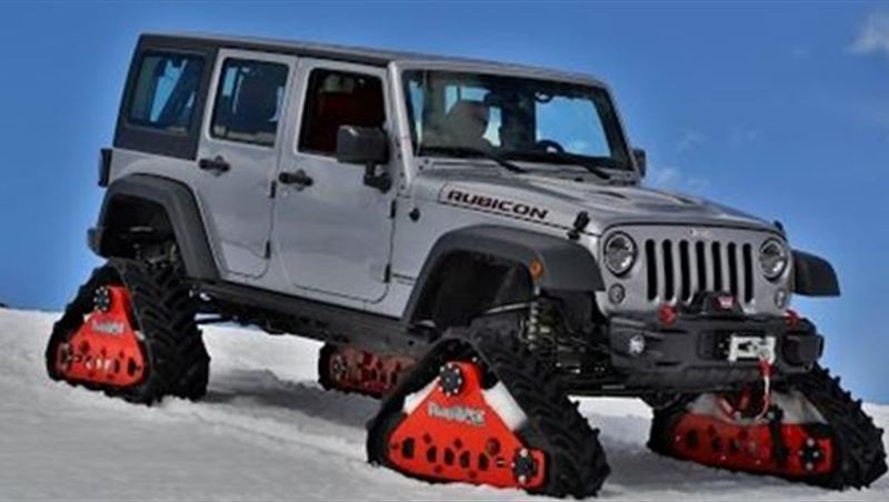 Jeep Wrangler Rubicon 2016 with Mattracks