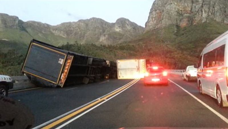 Trucks Overtaking Inside Tunnel