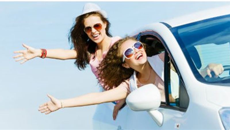 Kids Partying on Car Windows