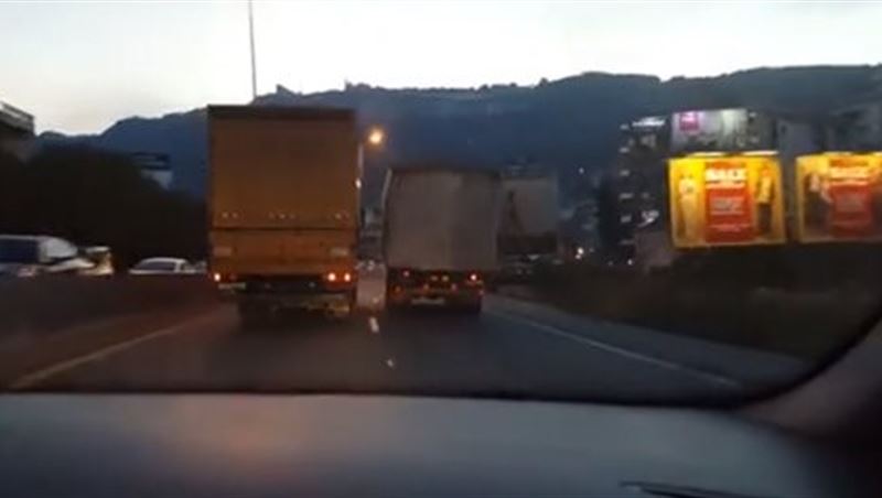 Truck Racing On the Highway
