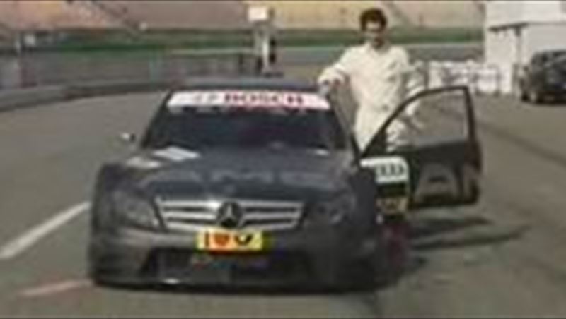 Bruno Senna testing Mercedes DTM 2009